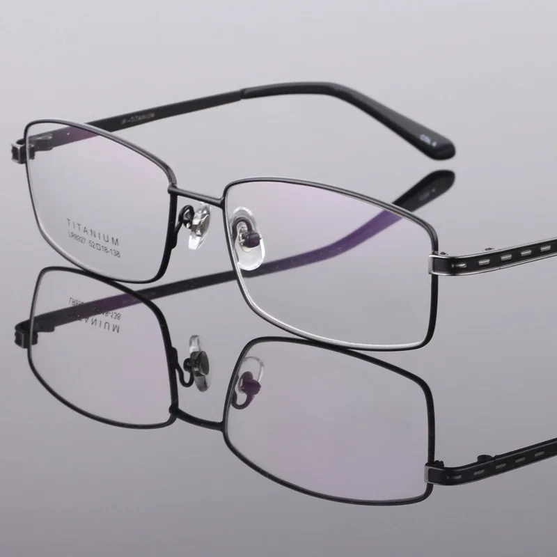 

High-quality Ultra-light Titanium Glasses Frame Men's Glasses Half-frame Glasses Frame IP Plating Does Not Fade or Deform