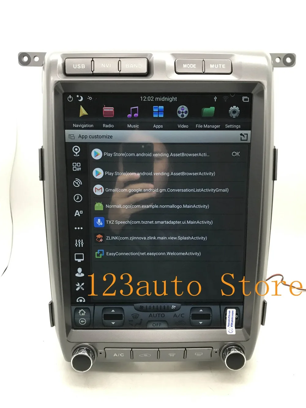13 дюймов вертикальный экран Tesla стиль Android 8,1 автомобильный DVD gps плеер навигация carplay для Ford F150 2009-2013 радио PX6 рапса авто