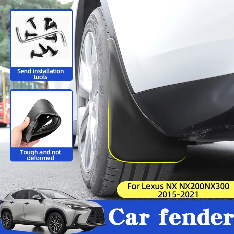 

For Lexus NX NX200 NX300 Mud Flaps Splash Guard Cover Mudguard Fenders Splasher Auto Accessories