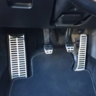 Педаль из нержавеющей стали для Volkswagen VW Golf 5 6 Jetta MK5 MK6 Scirocco CC Passat B6 B7 TIGUAN Toureg Skoda Octavia, автомобильный Стайлинг