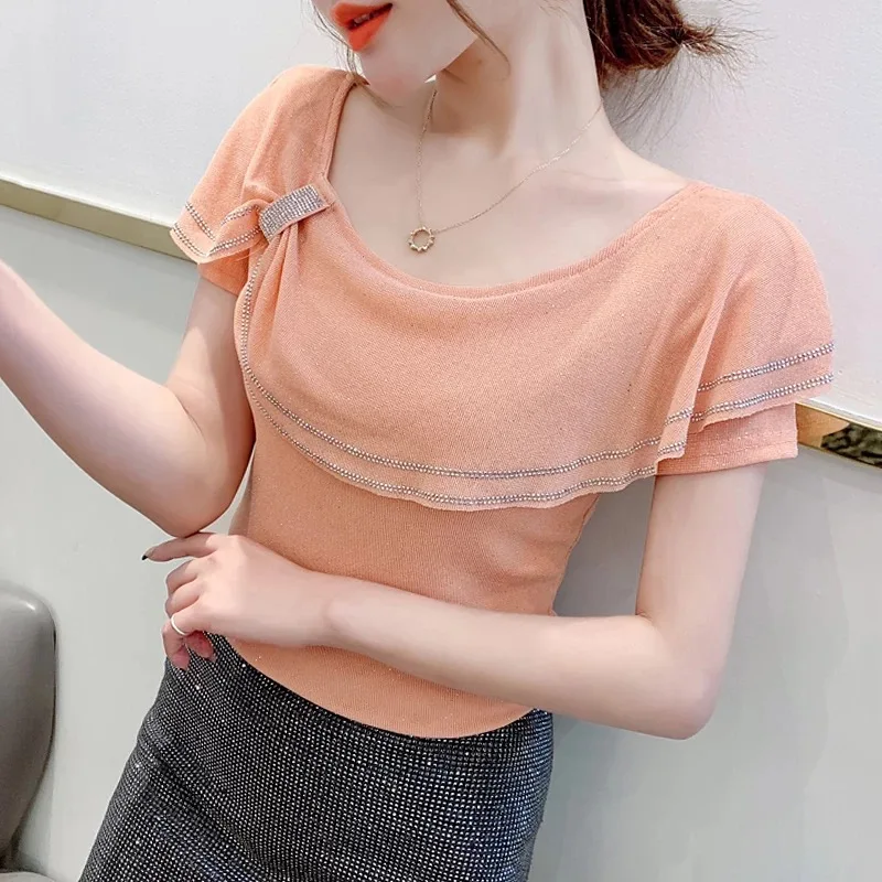 

Women Shirt fuchsia Fashion T-ShirtT Shirt Tees short sleeve