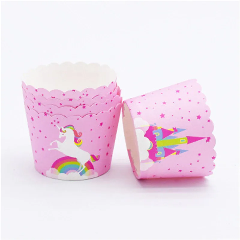 50 шт. милые летние Кексовые бумажные подложки для кексов Подложка капкейков