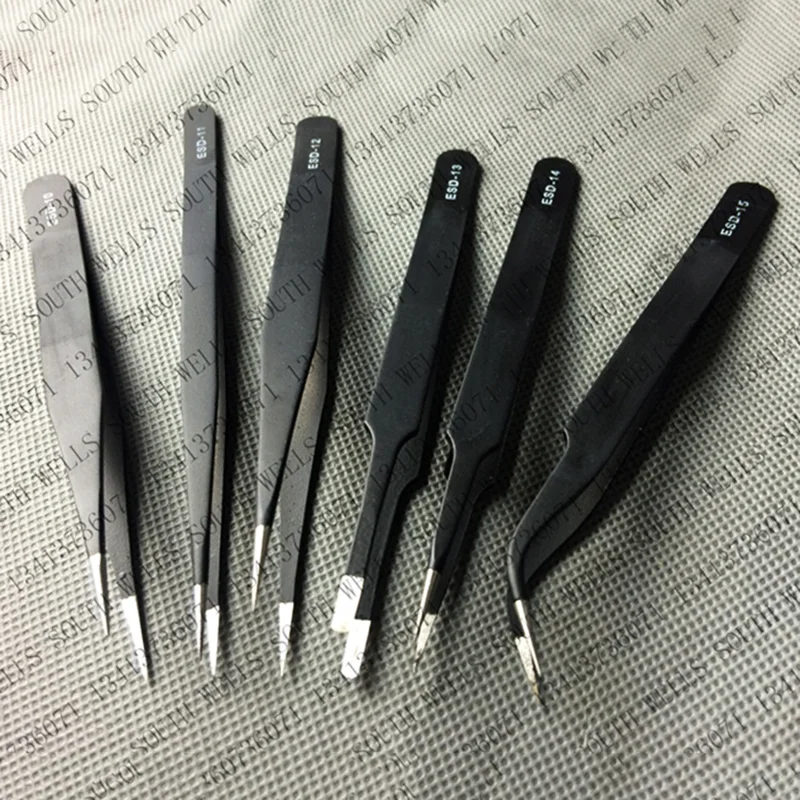 

Nail Tweezers Rhinestone Picking Tool Lash Grafting Clip Eyelash Nipper Stainless steel Beauty New Curved Straight Makeup Tools