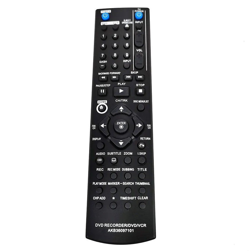 Новая замена AKB36097101 для LG DVD рекордер VCR пульт дистанционного управления RC897T RC397HM