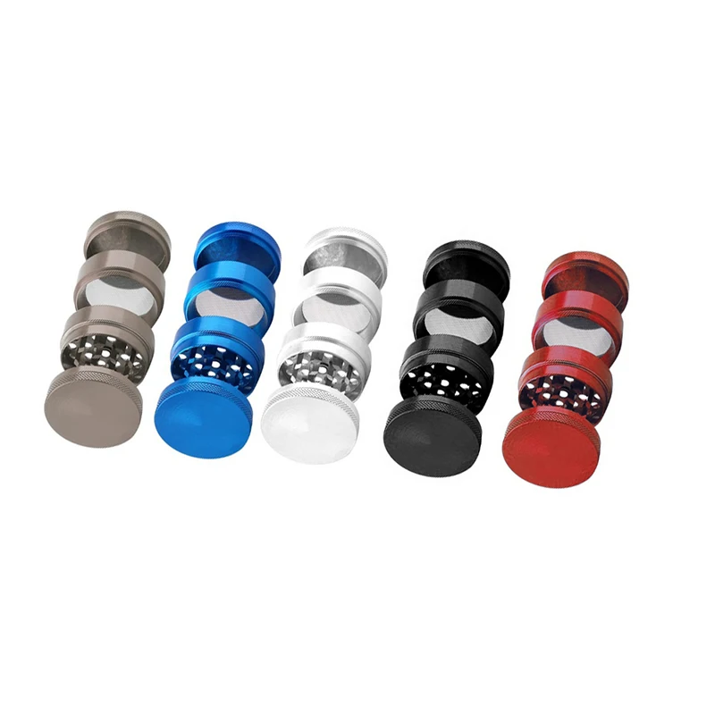 4-слойная измельчитель трав травы специй дыма из цинкового сплава Ручной Табак