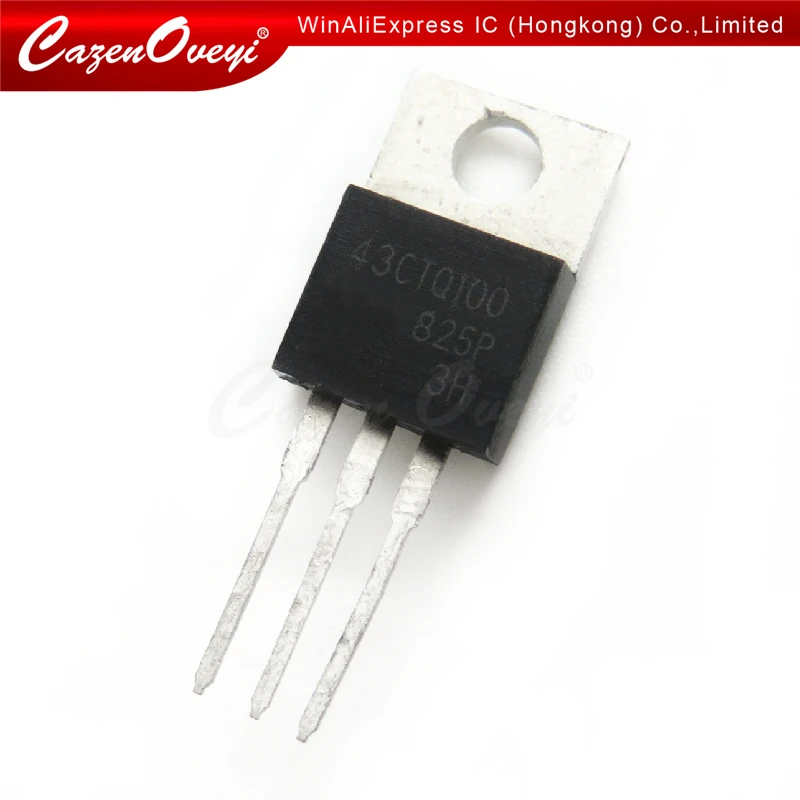 

10 шт./лот 43CTQ100 TO-220 100V 43A новая Оригинальная фотография