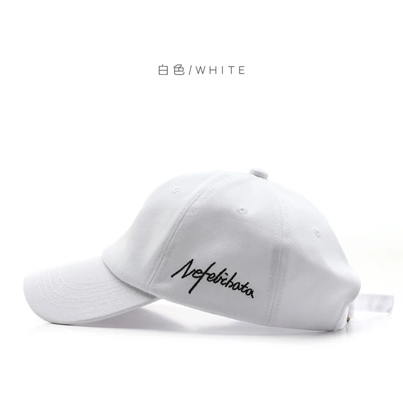 

Hat fashion women's letter embroidery bent brim baseball hat Street outdoor men's sports leisure sunscreen hat
