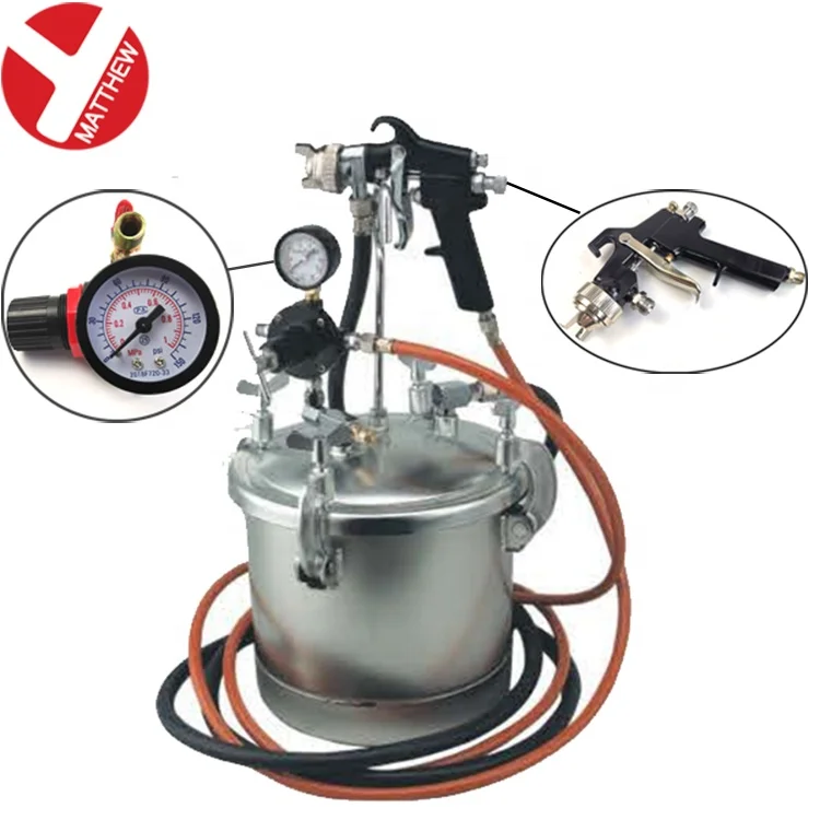 

8L Portable Pressure Feed Tanks With Paint Spray Guns
