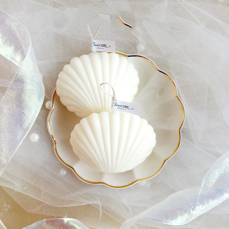

NEW Style 3D carousel shape candle mold silicone molds Shell Acrylic Mold Magic Ball Table Lamp Candle Making Mold