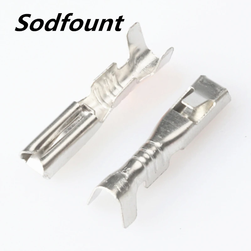 

100pcs H62 brass tinned 2.3mm automotive terminal Automotive connector female terminal DJ622-E2.3×0.5A