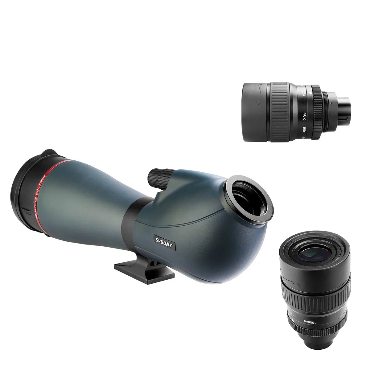 SVBONY Telescope 25-75x100 Spotting Scope Monocular powerful binoculars Dual Speed Focus terrestrial telescope for Hunting SV406 | Спорт и
