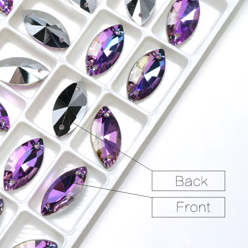 Стразы для шитья всех размеров высококачественные стеклянные стразы с