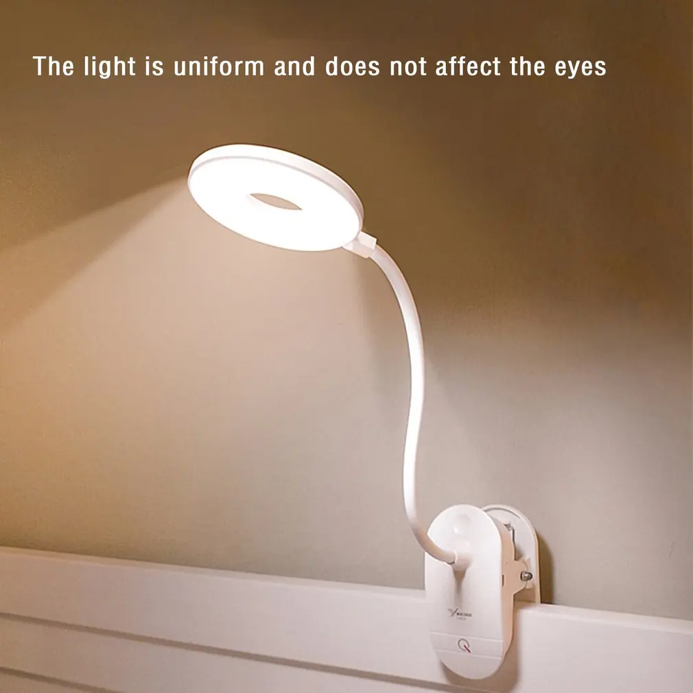 

T102 зажим Беспроводной настольная лампа исследование 3 режима сенсорный Перезаряжаемые Светодиодный Чтение светильник Настольная лампа USB ...