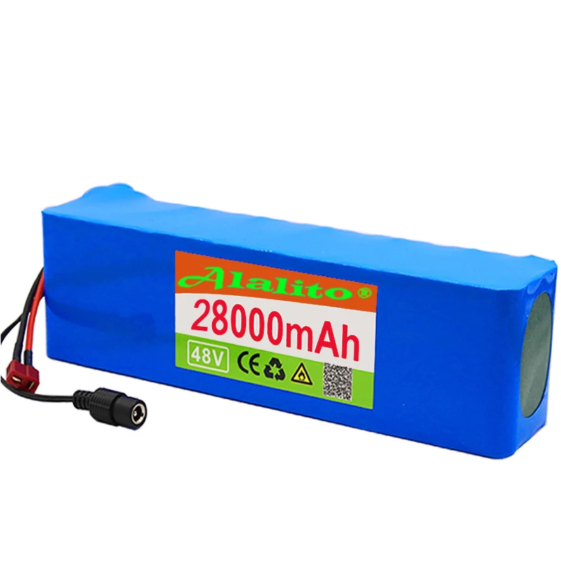 48v литий-ионный аккумулятор 28Ah 1000w 13S3P комплект литий-ионных батарей для