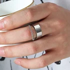 Кольца для косплея из аниме, ювелирные изделия из нержавеющей стали в японском стиле, для косплея из анимации, титановые стальные мужские кольца