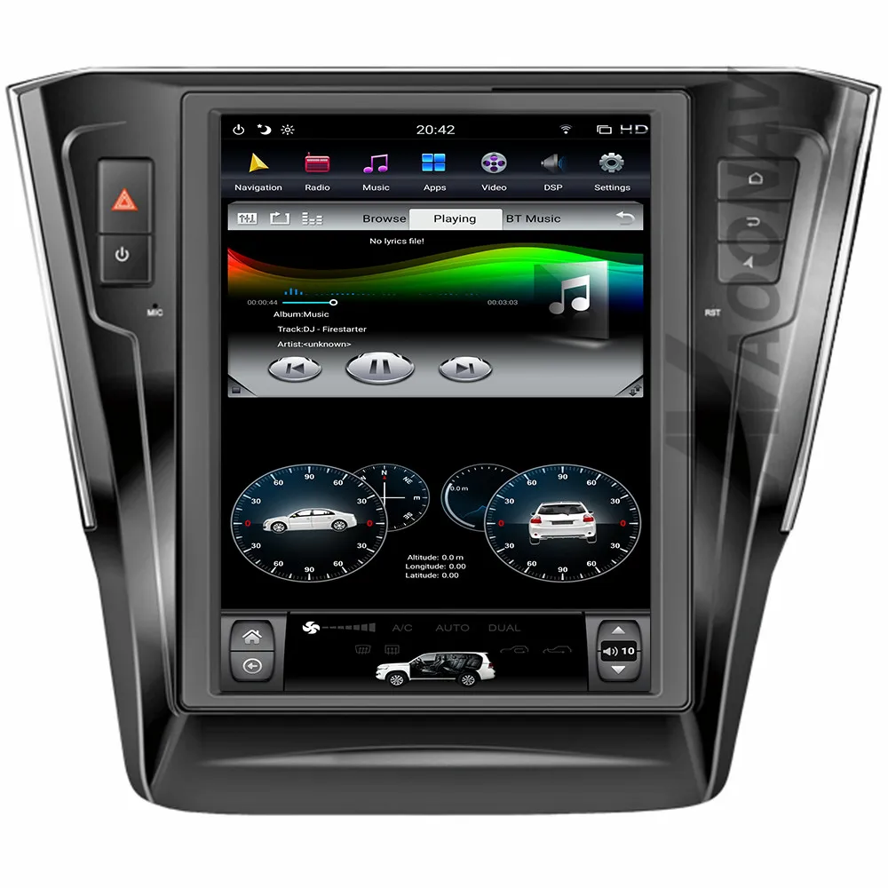 

10.4 inch vertical screen car DVD player for-Volkswagen VW-Passat 2016-2018 autoradio car GPS navigation IPS multimedia player