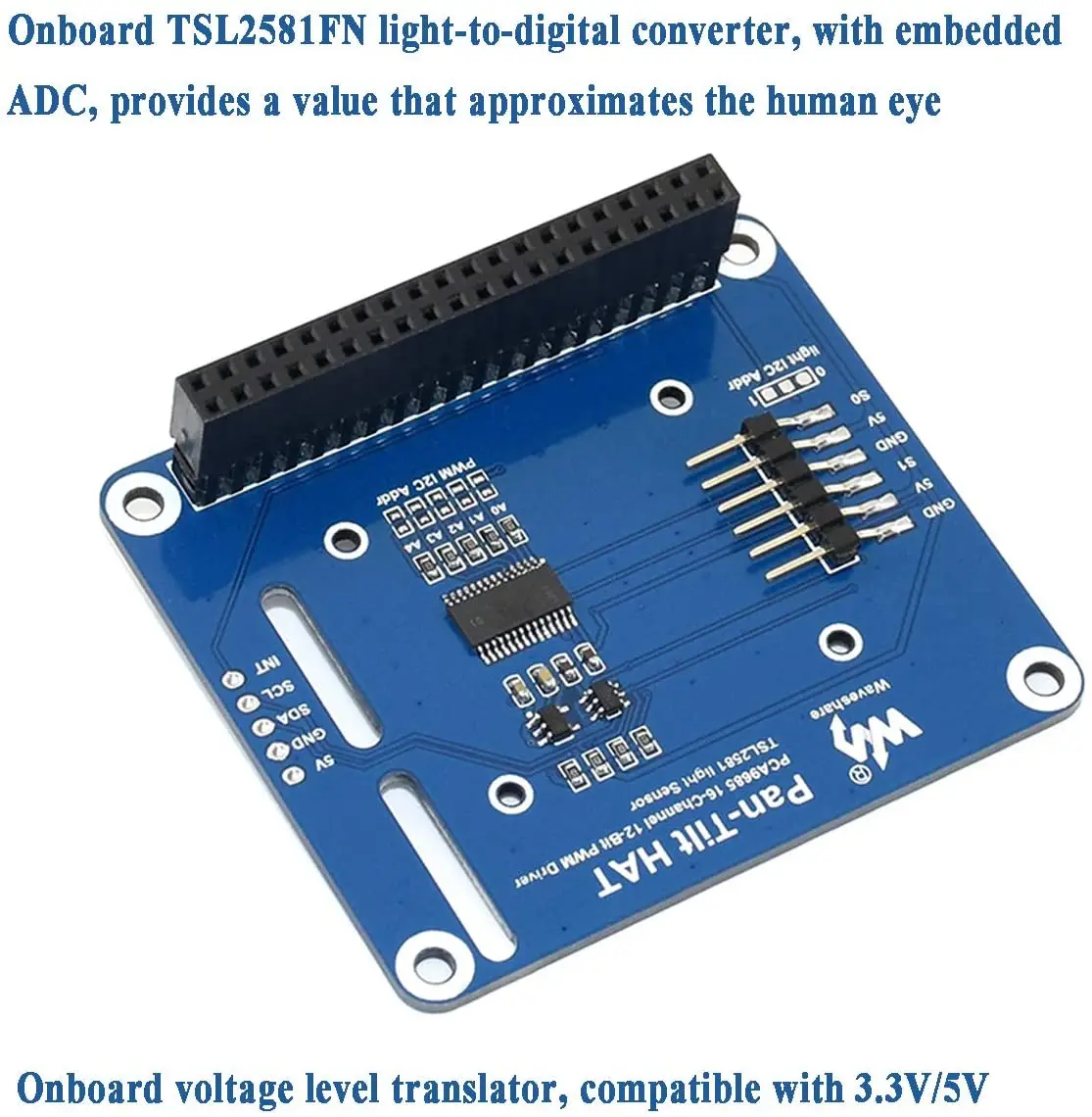 Контроллер серводвигателя Raspberry Pi 4B PWM Kit 2 DOF шапочка с панорамированием и