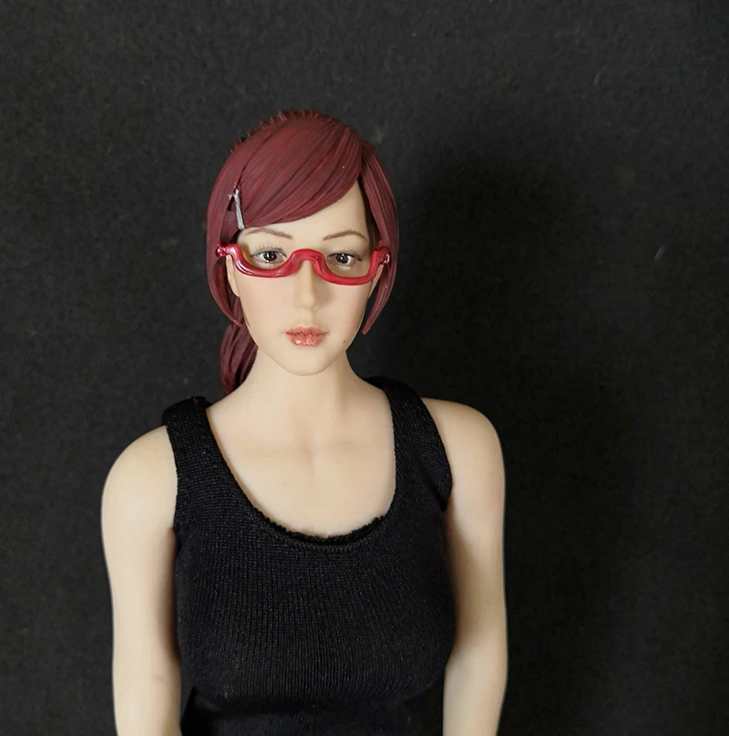 Масштаб 1/6 японский персонаж Lin Hao имеет головную лепку с очками для 12-дюймовых