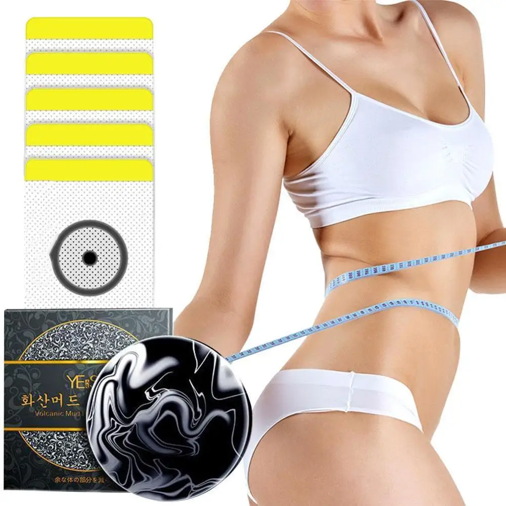 Наклейка на пупок вулканической глины кофе для похудения мыло бар отбеливание