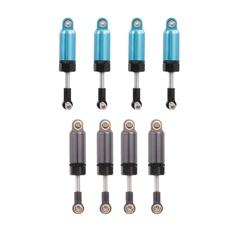 8Pcs Alloy Shock Absorber for WPL 1:16 Henglong C-14 C-24 Pickup Crawler Half Truck RC Car Spare Parts Blue &amp Gray | Игрушки и хобби