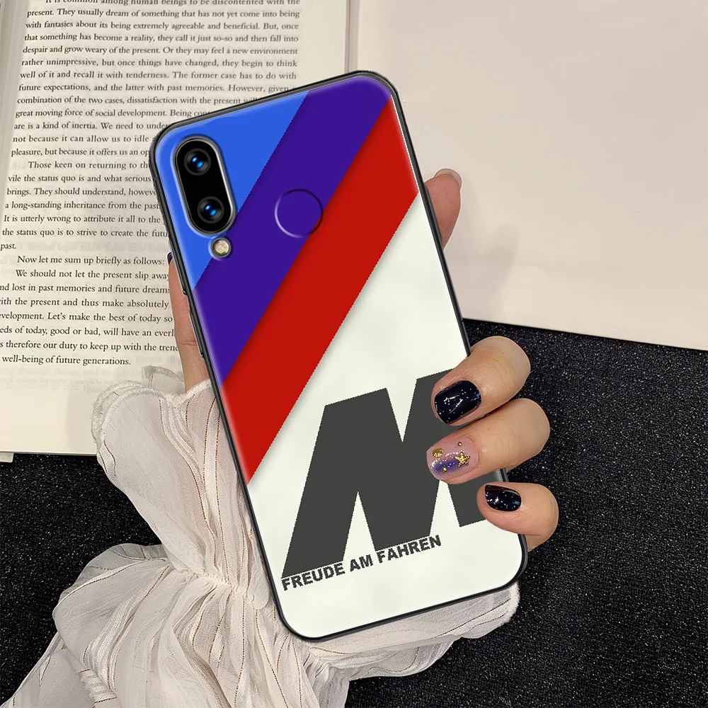 

Sports Car BMW Phone case For Huawei Honor 6 7 8 9 10 10i 20 A C X Lite Pro Play black luxury coque tpu bumper painting back