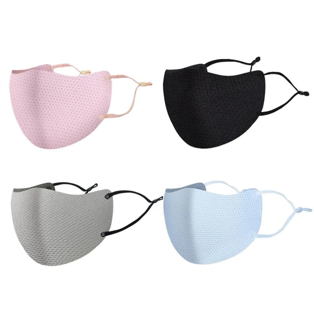 

4PC Washable Reuse Face Mask Outdoor Anti Dust PM2.5 Pollution Mouth Mask Protection Mascarillas Adjustable Masque Mondkapjes