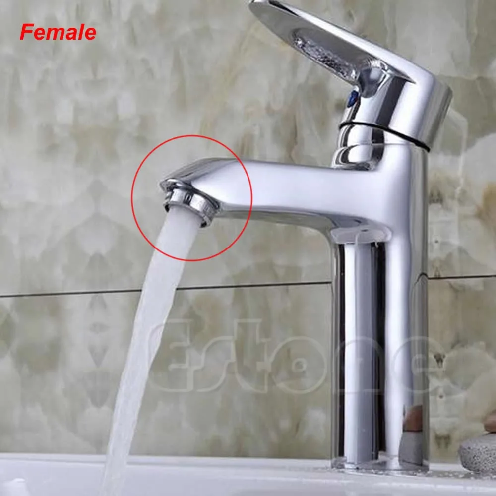 Chrome Male/Female Kitchen Faucet Tap Aerator with Water-Saving Nozzle and Filter image 2