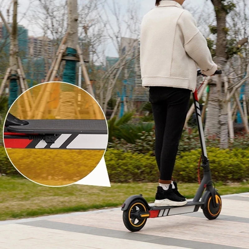 Отражающие наклейки для электросамоката Ninebot MAX G30 Kickscooter: ночная безопасность, водонепроницаемые PVC.