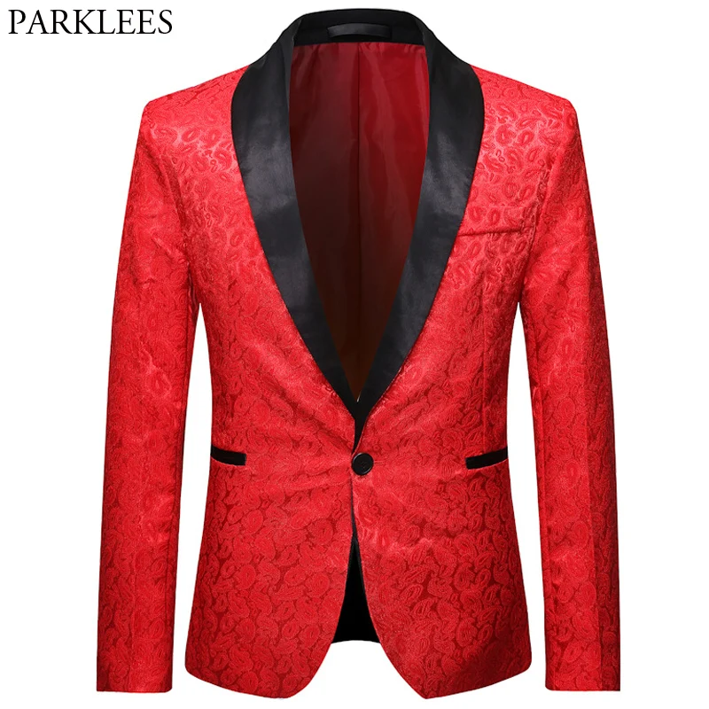 Мужской Жаккардовый костюм с пейсли размеры XL | Мужская одежда