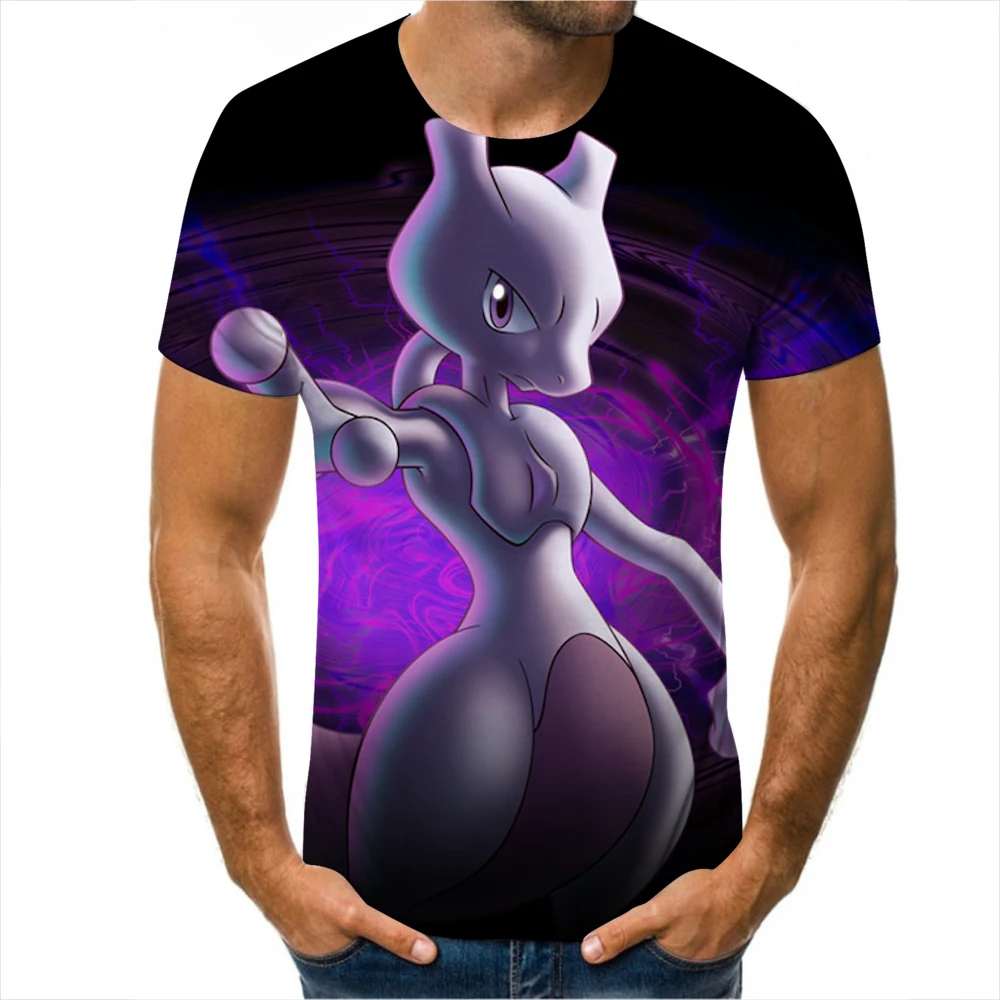 

Men 3d Japanese Anime Pattern T-shirt Boys And Girls Short-sleeved Cool T-shirt Fashion Casual Summer Boys And Girls Streetwear
