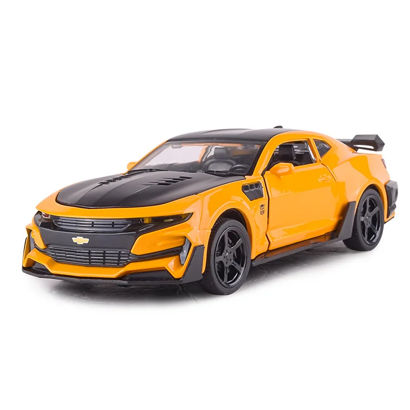 1:32 спортивный автомобиль Camaro литый под давлением из сплава игрушечный тянущийся