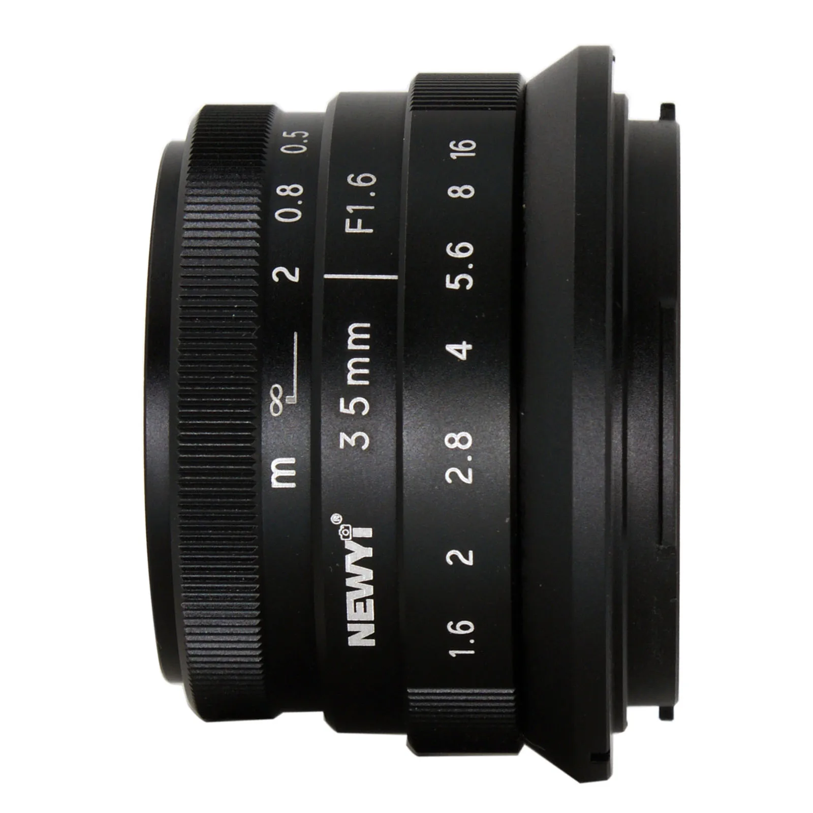 Металлический объектив 35 мм F1.6 для камеры Canon EOS M M50 M100 M6 SONY A6000 A6300 Fujifilm FUJI X-T1 Olympus