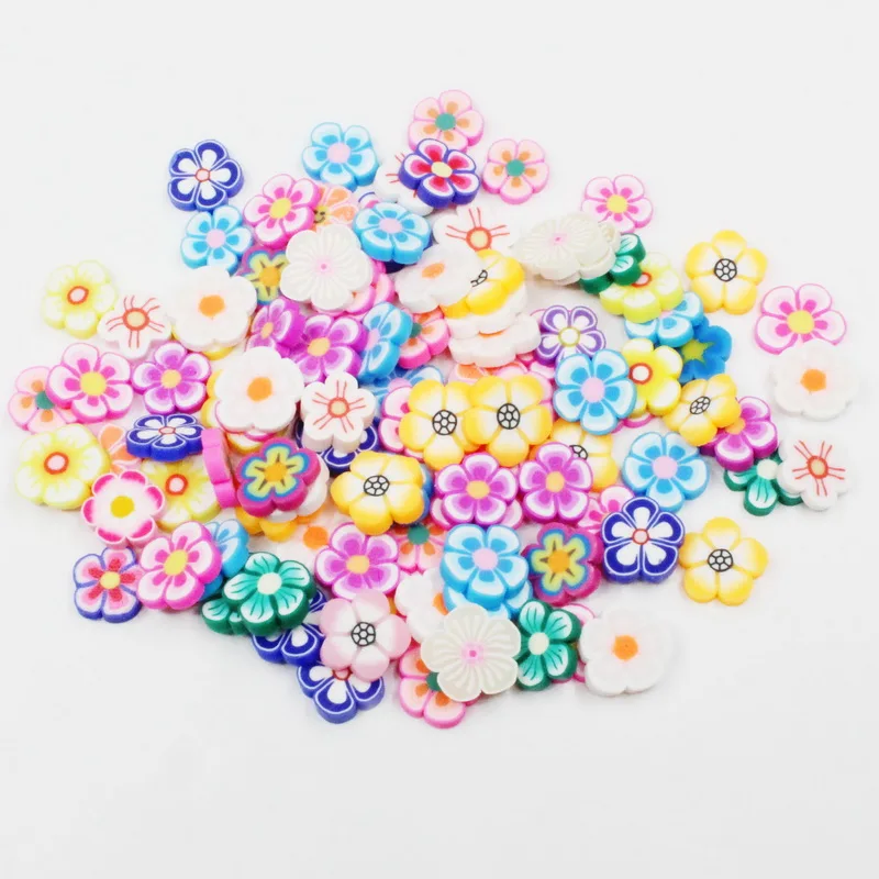 20 г/лот цветы торт фрукты Полимерная глина плавающие прелести 10 мм для живой