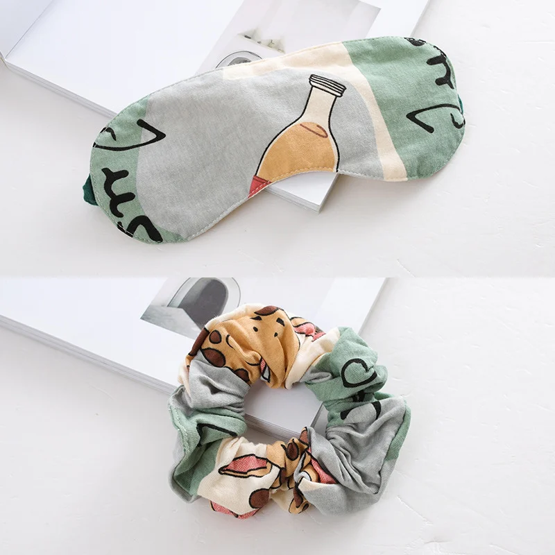 

7 Pieces 100% Cotton Giraffe Print Women Pajama Sets Sweety Ladies Lounge Set 2020 Summer Autumn Female Sleepwear Nightie