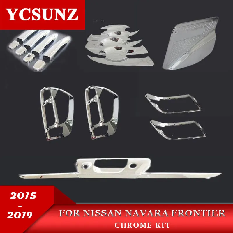 2014 2019 2020 для Nissan Navara Np300 хромированные наборы Аксессуары Frontier 2016 D23 декоративные