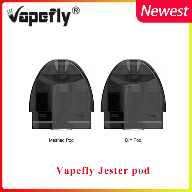 Оригинальный Vapefly Jester pod Восстановленный капель 2 мл картридж 0.5ohm RBA многоразового