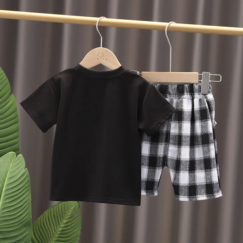 New Baby Clothes Suit Summer Children Girls Clothing Boys Cartoon T-Shirt Shorts 2Pcs/Sets Toddler Sport Costume Kids Tracksuits