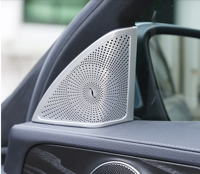 1 пара дверных стерео динамиков для стайлинга автомобиля обшивка алюминиевого