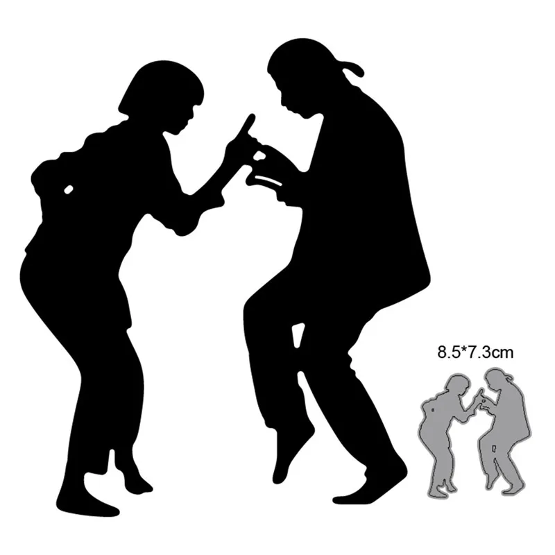 

Metal Cutting Dies Stencils dies Couple Playing Die Cut Mold Scrapbooking dies embossing dies decoation Paper Craft knife mould