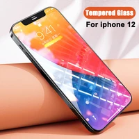 3d curved full cover tempered glass screen protector for iphone 12 mini pro max x xr xs max protective glass film case covers