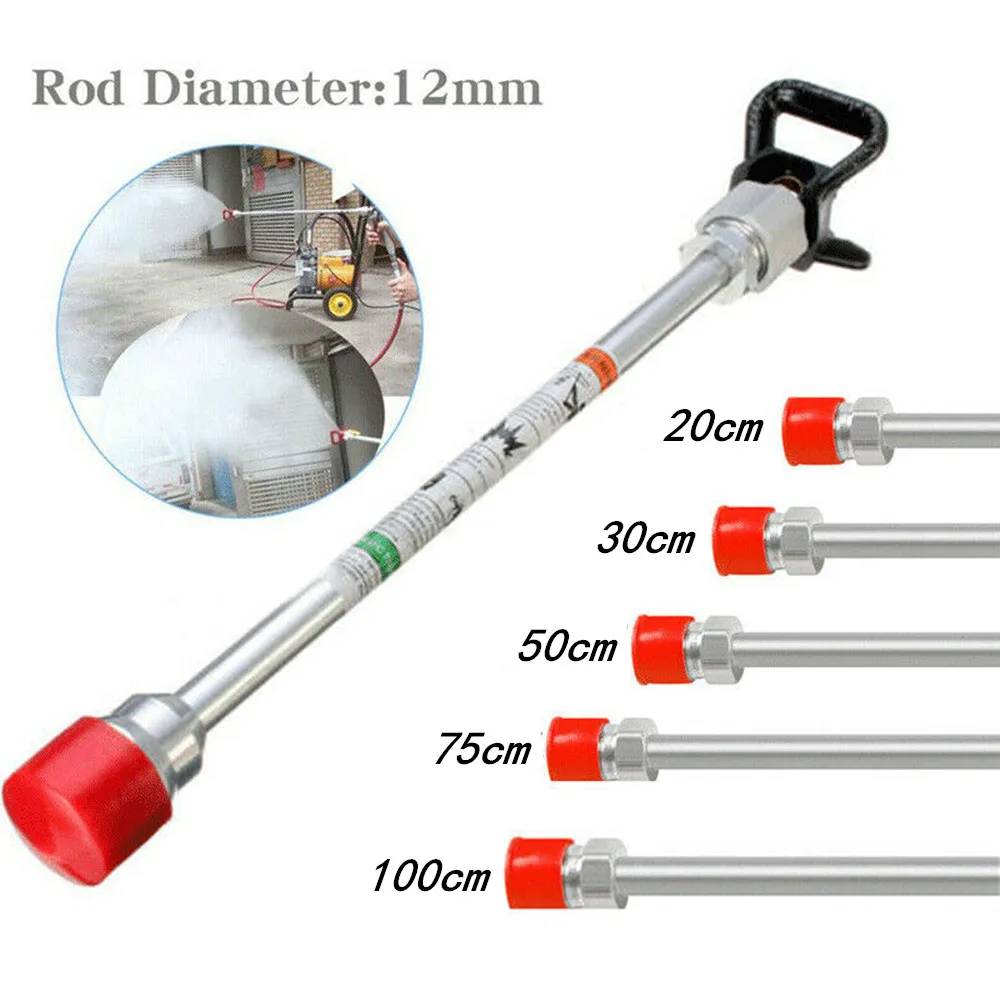 

20/30/50/75/100cm Sprayer Extension Rod Airless Paint Spray Guns Tip Extension Pole for Titans Wagner Spraying Machine