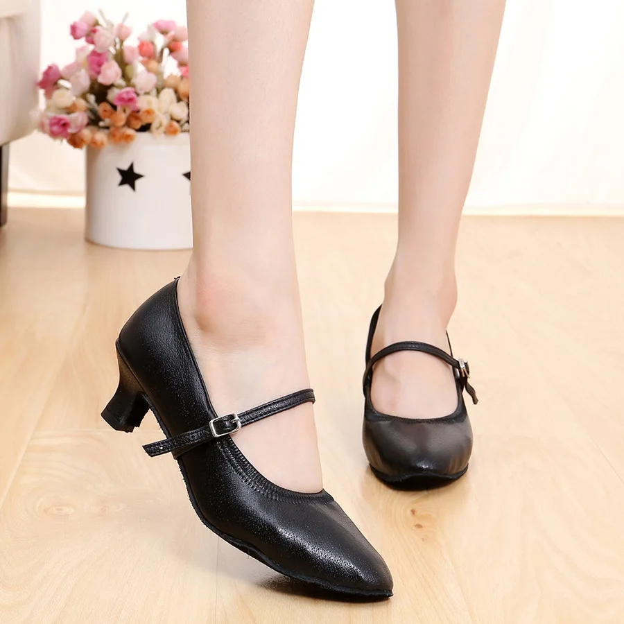 Женские туфли для латиноамериканских танцев на высоком каблуке танго бальных