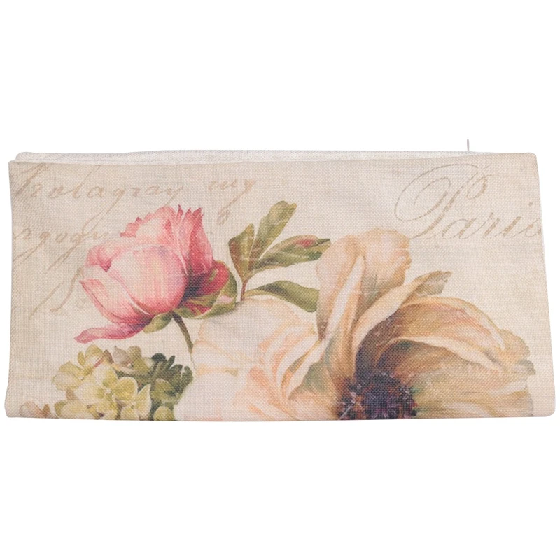 Акция! Винтажный цветочный/цветочный льняной декоративный чехол для подушки