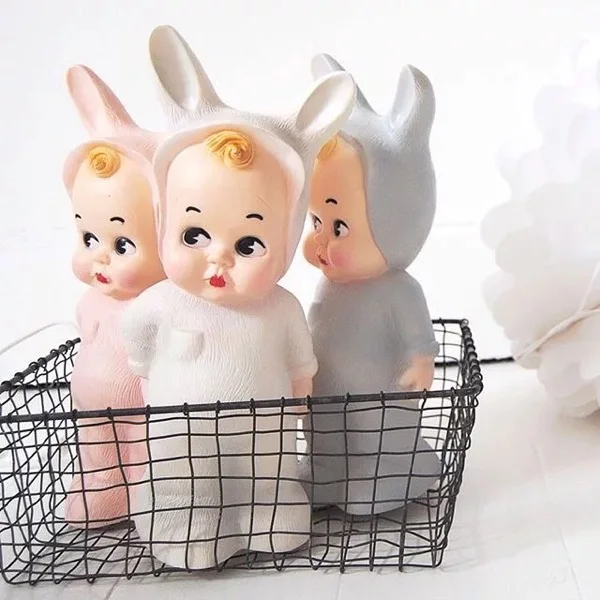 Лидер продаж украшение для детской комнаты винтажный кролик Детская кукла милая