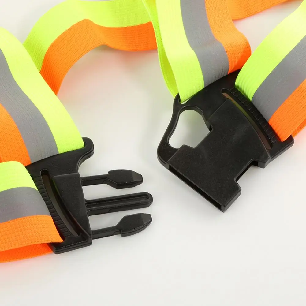 

40%HOTAdjustable Safety Security High Visibility Reflective Vest Elastic Strap Jacket