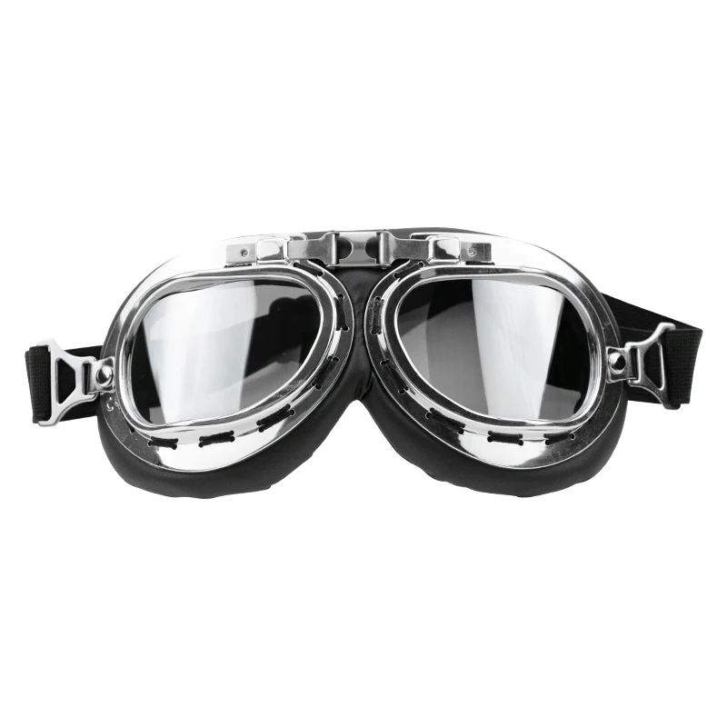 Universal Motorcycle Goggles Glasses Vintage Moto Classic Goggles  Motorcycle Bike Steampunk Styling Glasses Moto Accessories