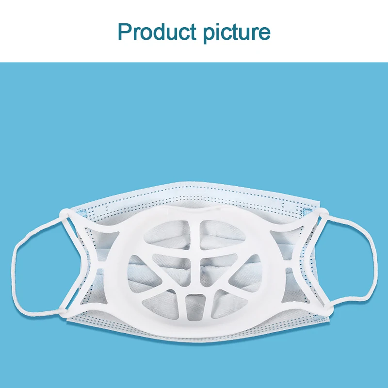 Face Mask Bracket Adult Holder Anti-boring Inner Pad Dustproof Breathable Reusable Assist Support Frame | Дом и сад