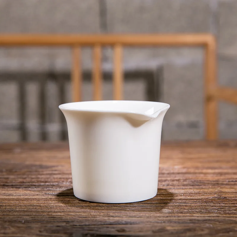 Dehua-Jarra de porcelana de Jade, cer&aacute;mica blanca, macho a taza, hecha a mano, resistente al calor, juego de t&eacute; Siteel-1