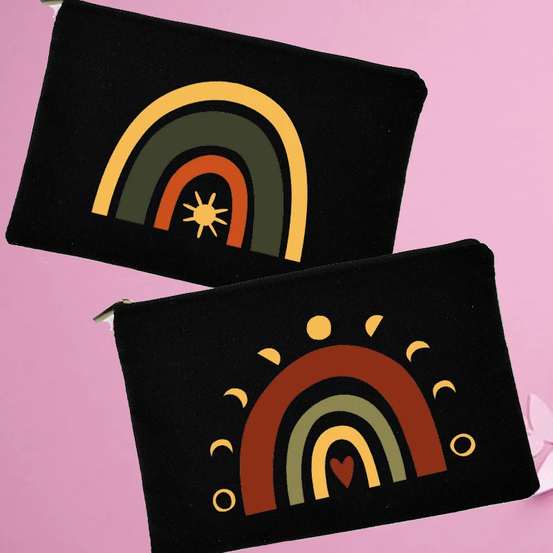 

Сумка-Органайзер для косметики женская, с радужным принтом, косметический чехол для путешествий