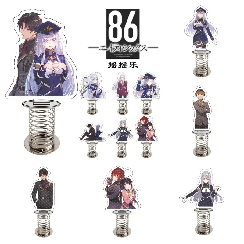 

Hot Anime 86eightysix Shake Spring Acrylic Stand Card Model Fans Gifts Vladilena Milize Shinei·Nouzen Anju·Emma Theoto·Rikka